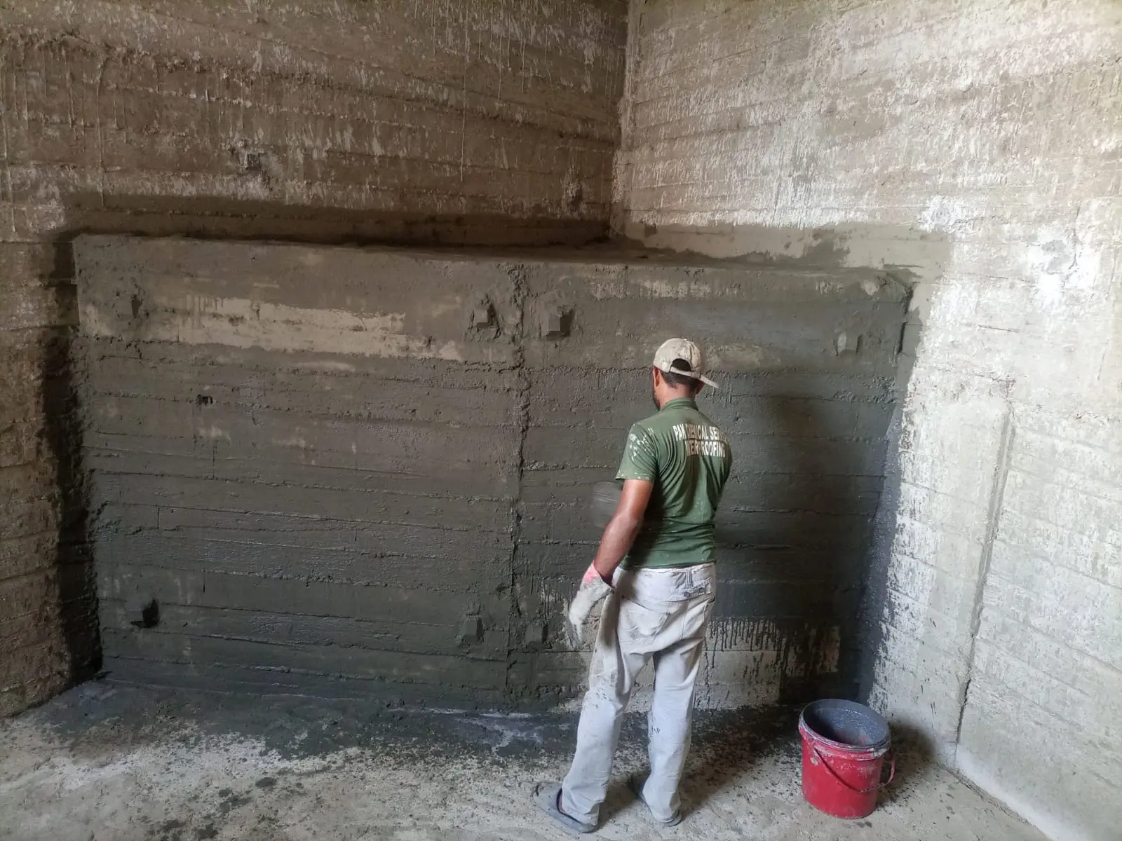 Pak Chemical Services gray structure waterproofing work