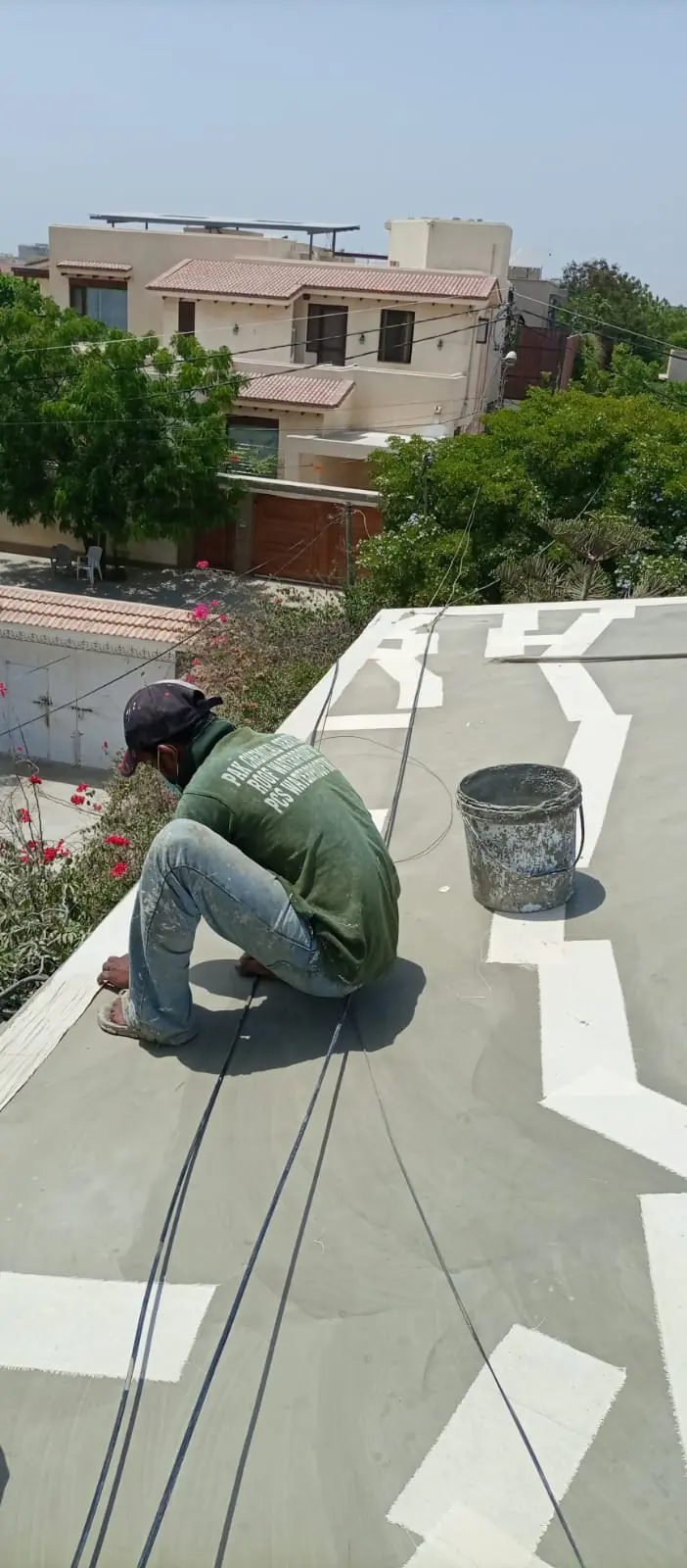 RCC waterproofing process work in Karachi